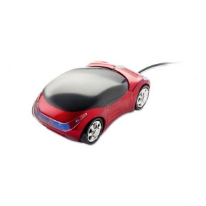 Mouse in car shape