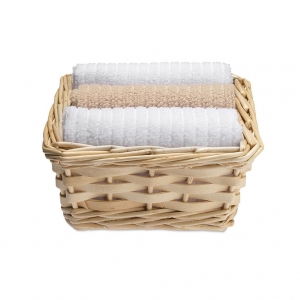 Towels in basket