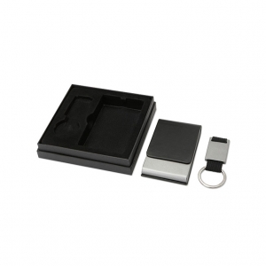 Key ring and card holder set