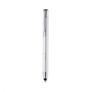 Aluminium push stylus ball pen