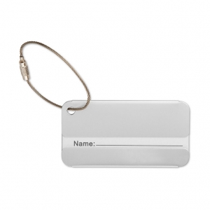 Aluminim luggage tag