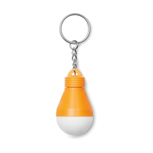 Light bulb key ring