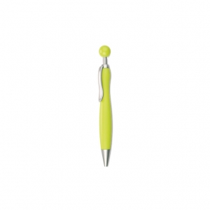 Plastic push type ball pen