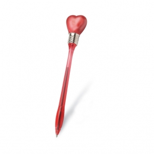 Ball Pen with Heart Shaped