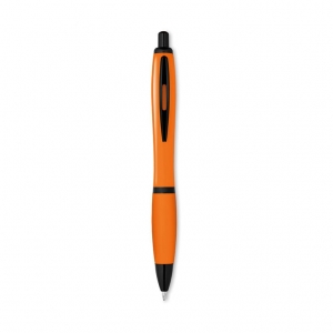 Retractable plastic ball pen