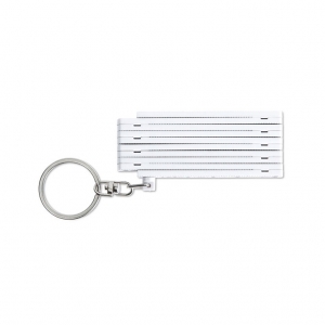 Carpenter ruler and key ring