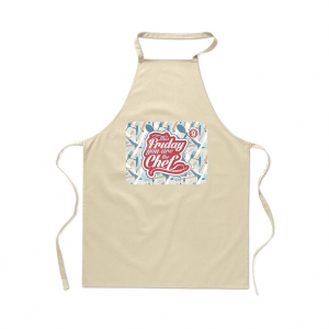 Kitchen apron in cotton