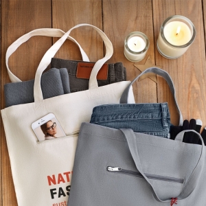 Canvas shopping bag