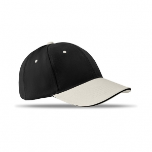 Brushed cotton baseball cap