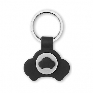 Car shaped key ring with token