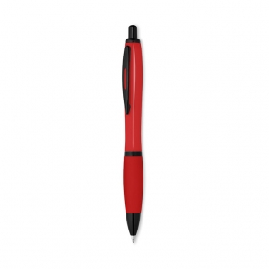 Retractable plastic ball pen