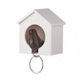 Bird house key holder