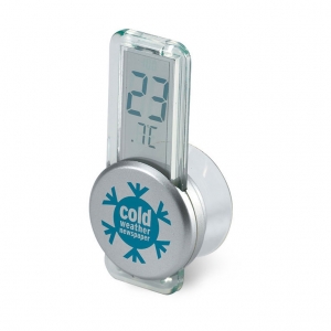 Thermometer with suction cup