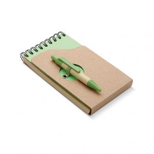 Note book with pen