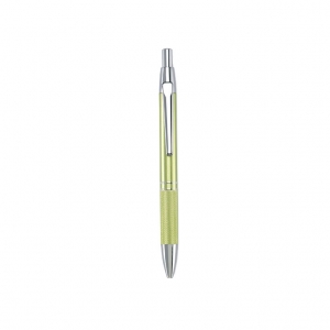 Retractable aluminium ball pen