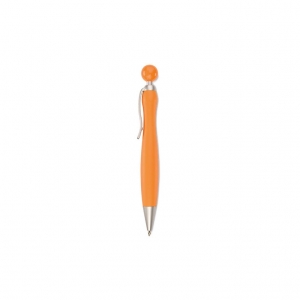 Plastic push type ball pen