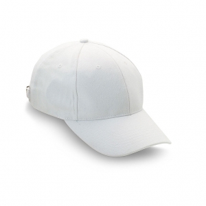 Baseball cap with adjustable rear strap