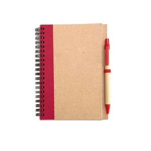 Notebook + pen