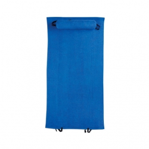 Foldable beach towel with pillow