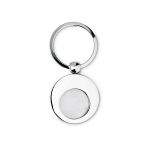 Round Metal Key Chain