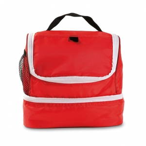 Cooler bag with 2 compartment