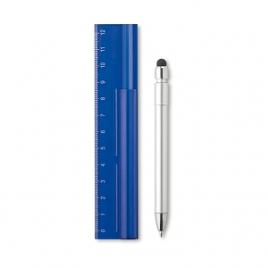 Ruler with stylus