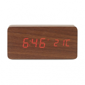 LED time display clock in MDF