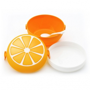 Orange shape lunch box