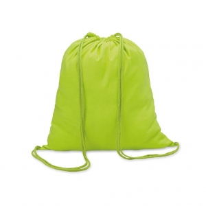 Drawstring bag in cotton