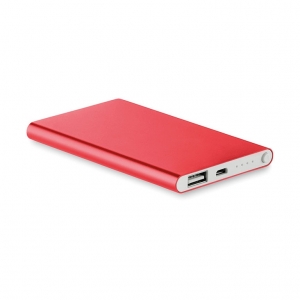 Flat power bank 4000 mAh