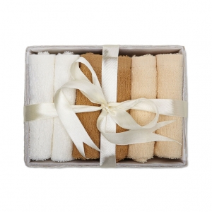 Set of 6 facial towels