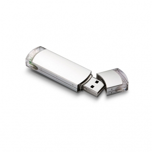 USB Drive in rectangular metal case