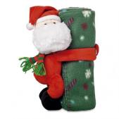 Fleece blanket with santa