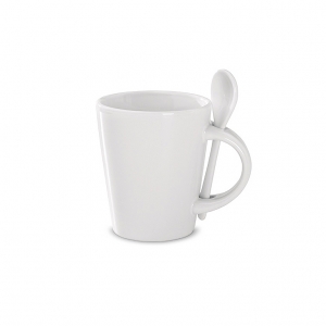 Sublimation mug with spoon