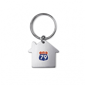 House shaped key ring