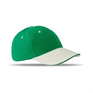 Brushed cotton baseball cap