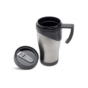 Stainless steel travel mug