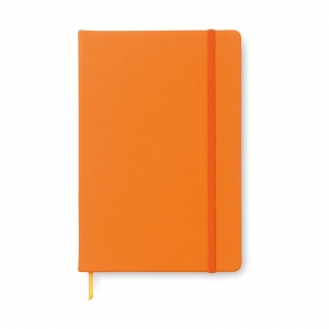 A5 notebook with lined pages