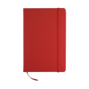 A5 notebook with lined pages