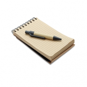 Note book with pen