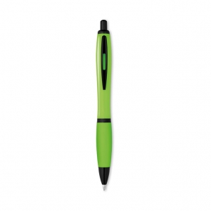 Retractable plastic ball pen