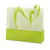 Shopping or beach bag in nonwoven material