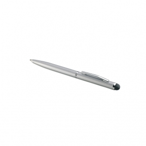 Matt Silver Metal Pen With Stylus