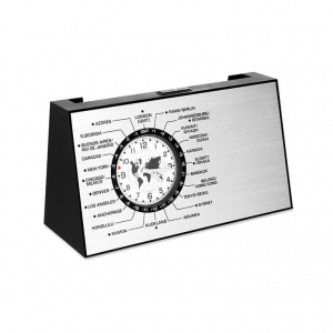 Spinning desk World time clock