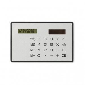 Solar 8 digit credit card size calculator