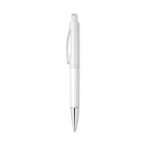 Transparent push button pen