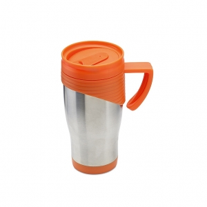 Stainless steel travel mug